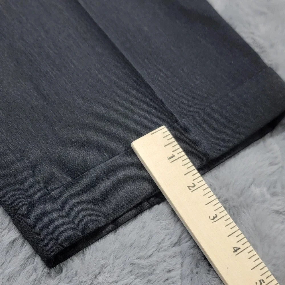Brooks Brothers Pants Mens 36x32 Gray Wool Dress Pleated Classic Cuffed Canada
